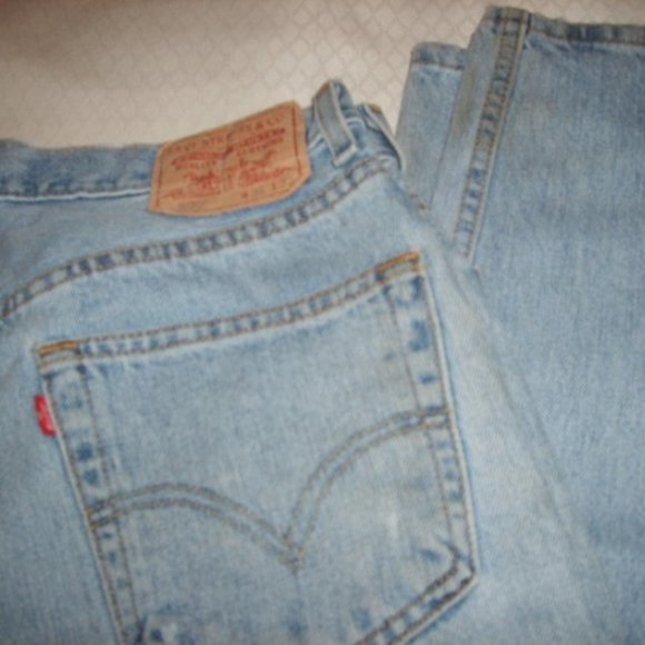 Jeans Mens Levis 55 34x32 Faded Lt 